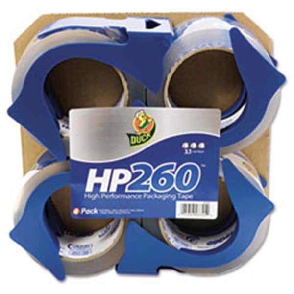 Henkel HP260 Packaging Tape with Dispenser, 1.88 in. x 60 yard, 3 in. Core, 4PK HE31106 - main